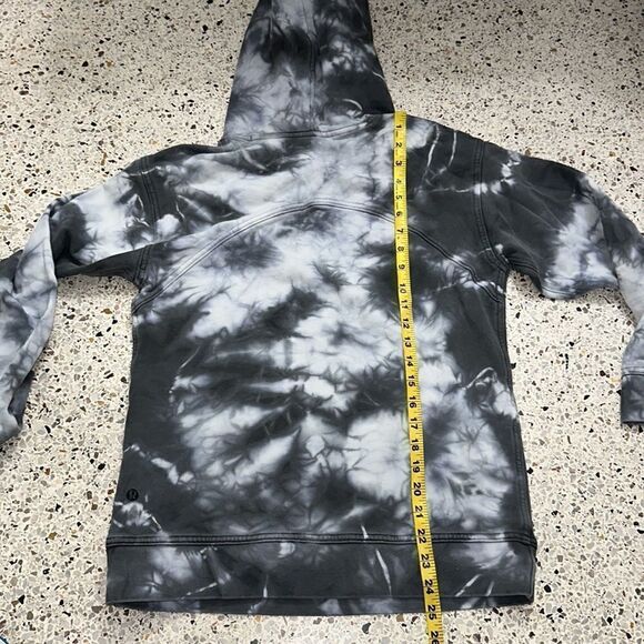 EUC Lululemon All Yours Hoodie earth dye stone gray 6 sweatshirt - Picture 8 of 9